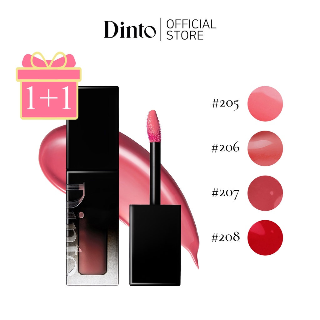 [Dinto 1+1] BlurGlowy Lip Tint _(8colors) Shopee Malaysia