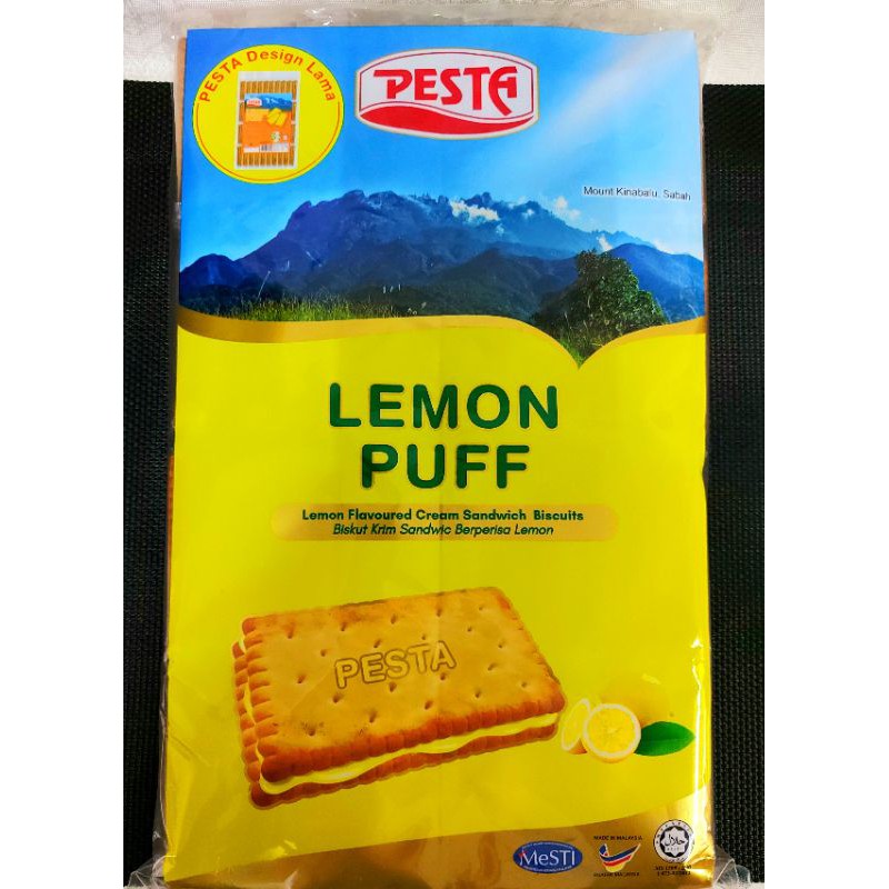 [Ready Stock🔥] Pesta Lemon Puff Biscuits 柠檬饼 36pcs 576g Shopee Malaysia