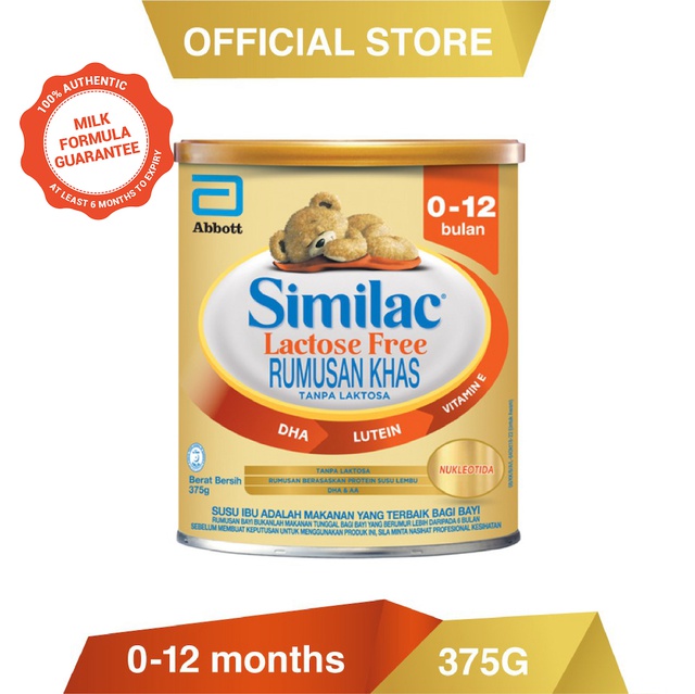 SIMILAC Lactose Free (375g) Shopee Malaysia