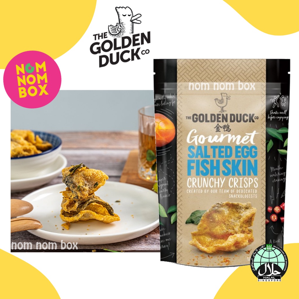 [HALAL] 1x Golden Duck Salted Egg Fish Skin Crisps (salted egg yolk