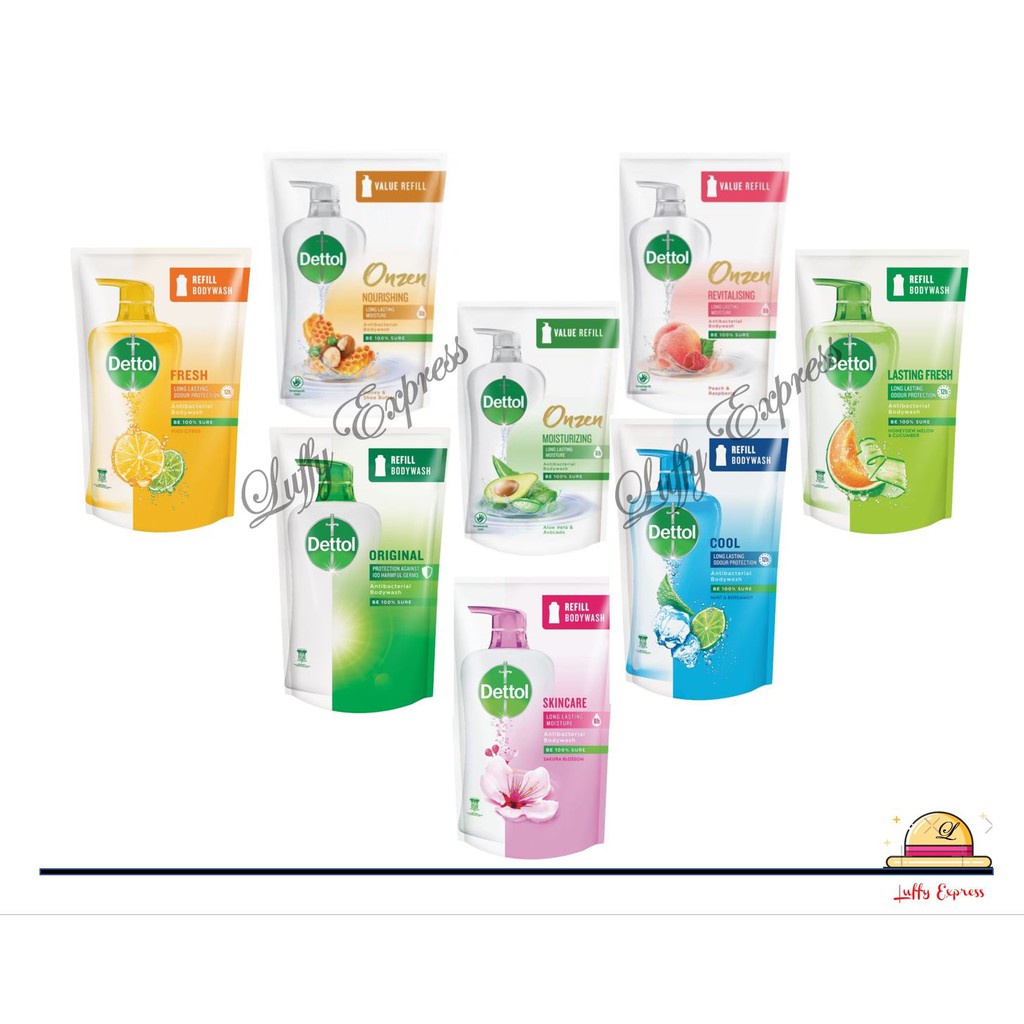 DETTOL SHOWER GEL REFILL 850ML ONZEN 500ML Shopee Malaysia