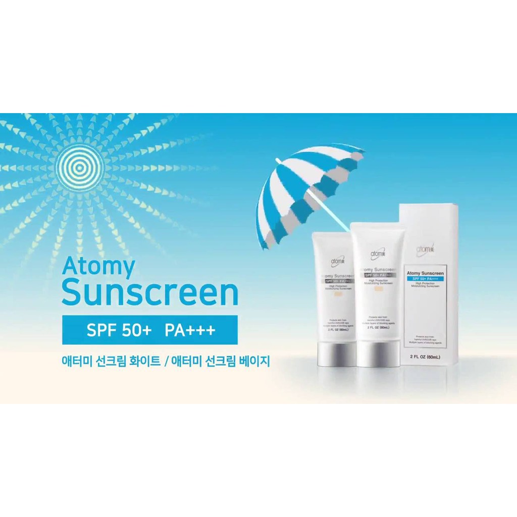 Atomy Sunscreen Sunblock SPF50+ PA+++ 60ml Made in Korea (Ready Stock