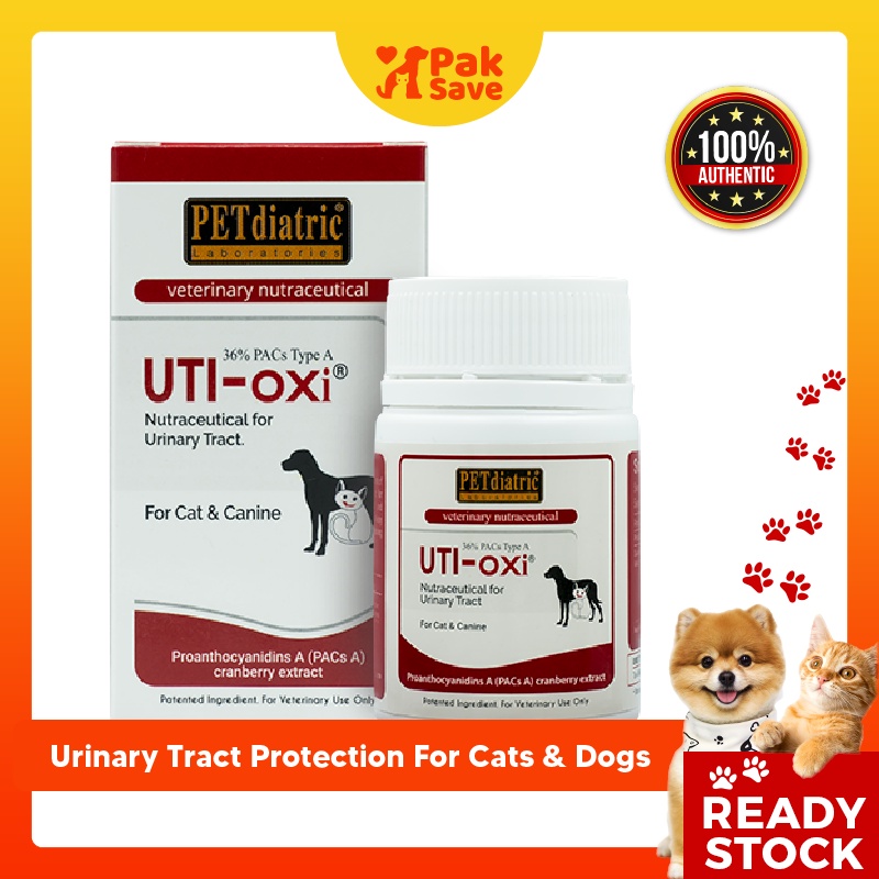 PETdiatric UtiOxi Urinary 30 Tablets Uti Oxi Tract Nutraceutical for