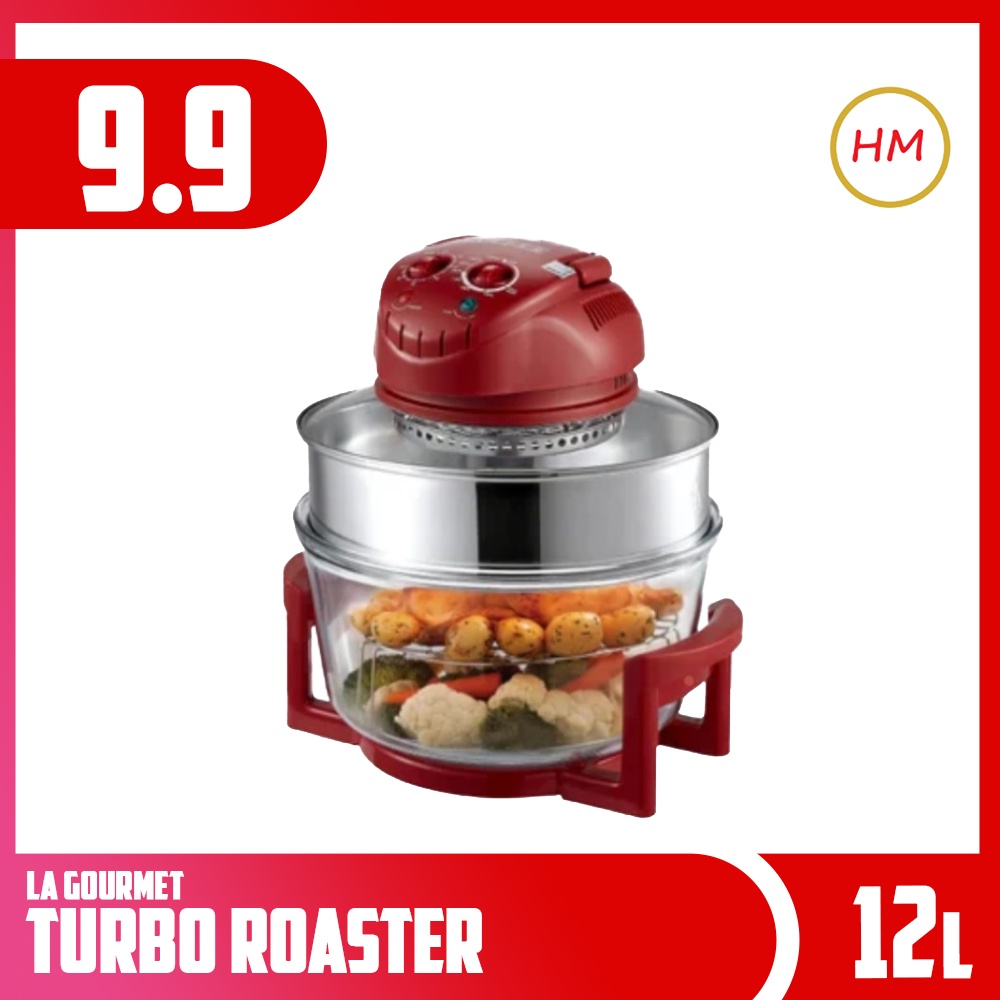 La Gourmet Turbo Roaster HTA12 (Convection Oven, Air Fryer) Shopee