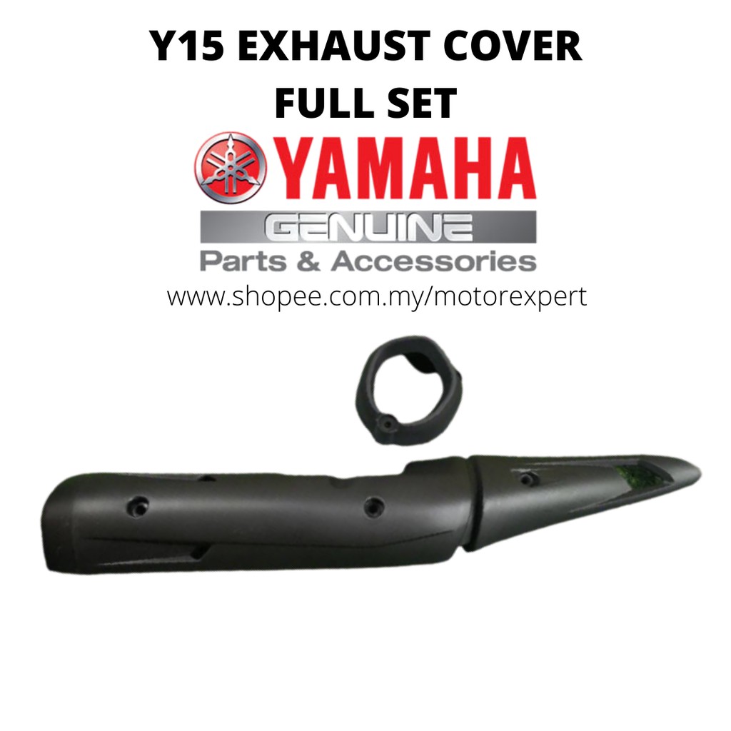 Y15ZR Y15Z Y15 EXHAUST STANDARD OPEN SIDE COVER MUFFLER CAP FULL SET