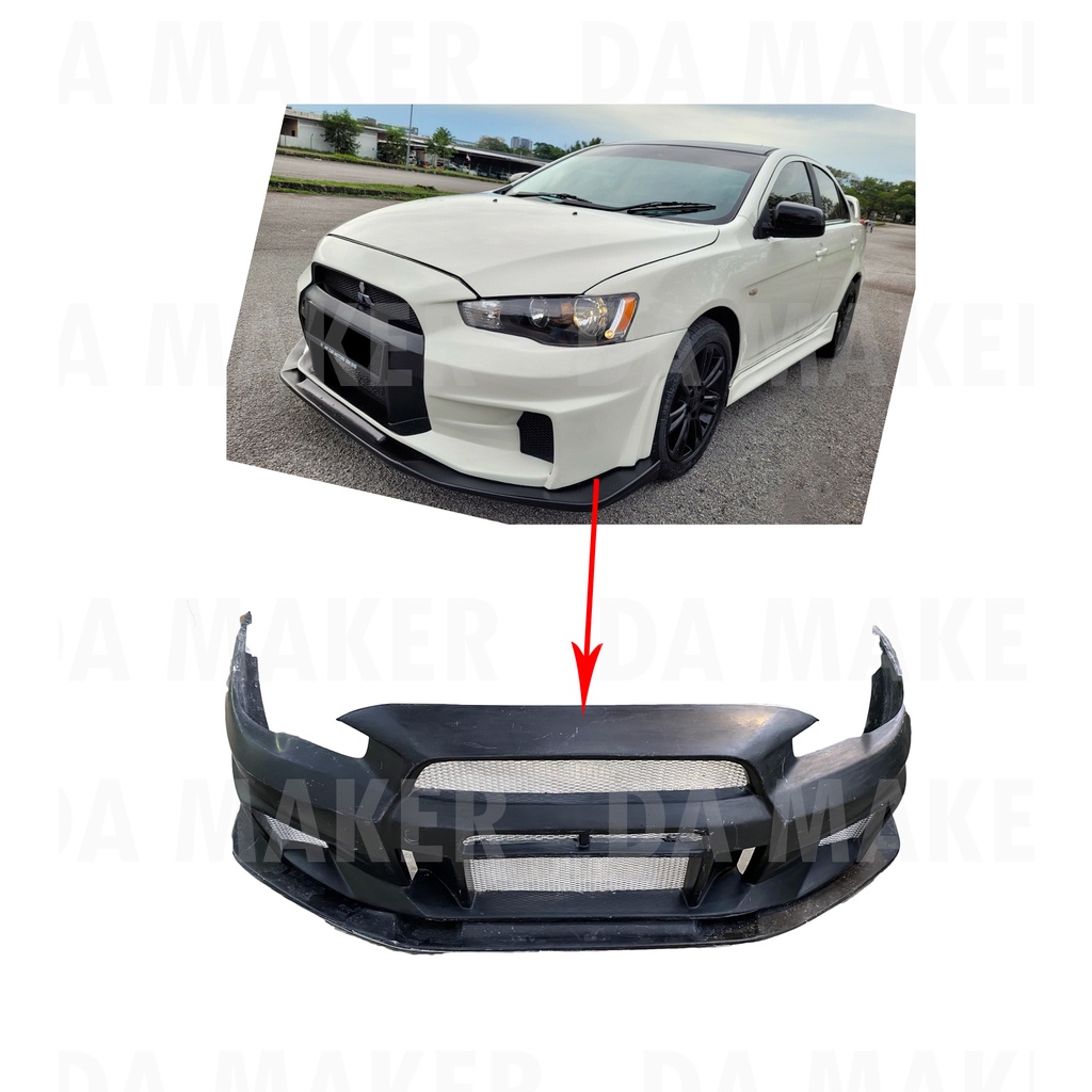 PROTON INSPIRA / MITSUBISHI LANCER EVO X DESIGN VARIS V3 FRONT BUMPER