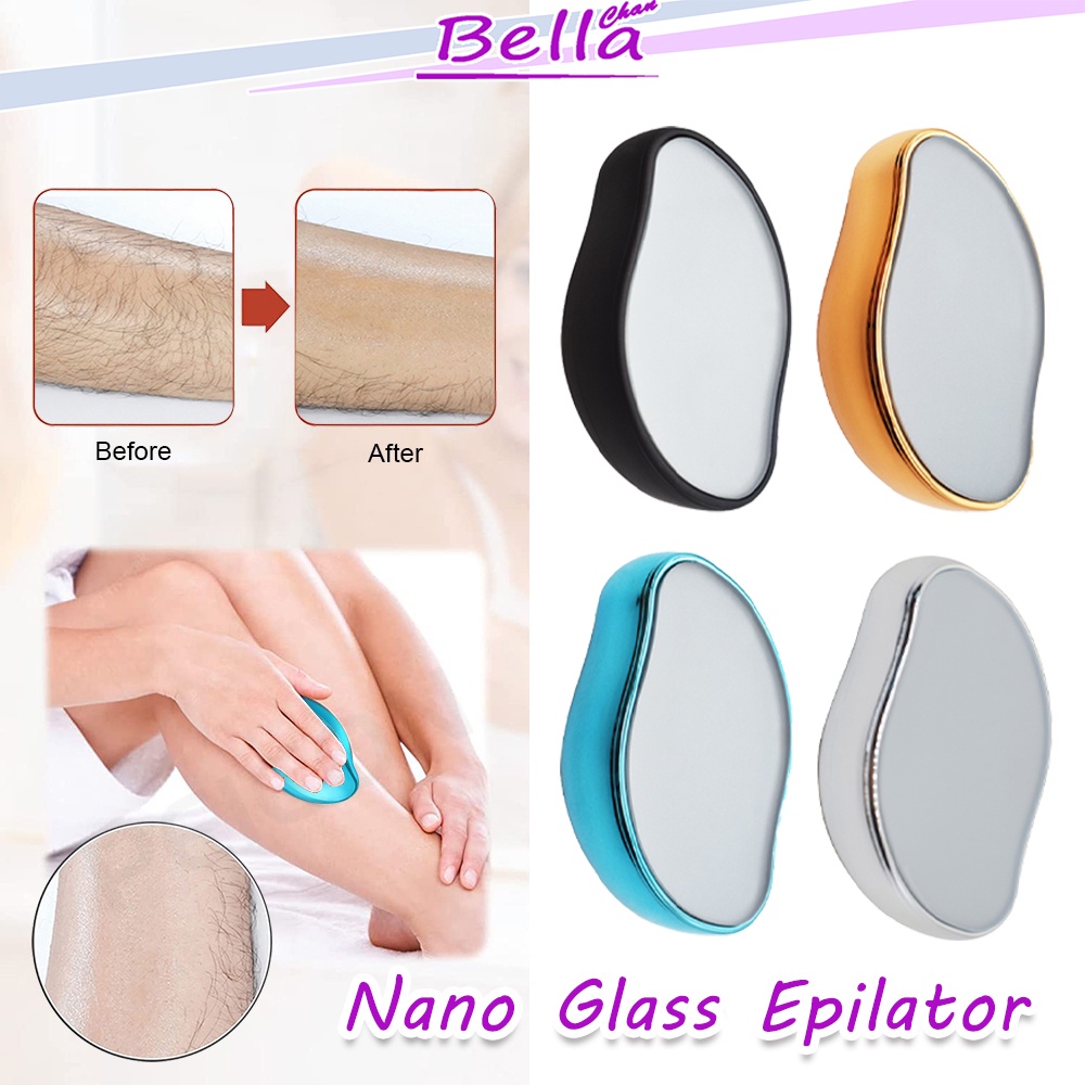 GLASS EPILATOR nano portable Painless skin exfoliating beauty tool 100 hair removal Magic Hair