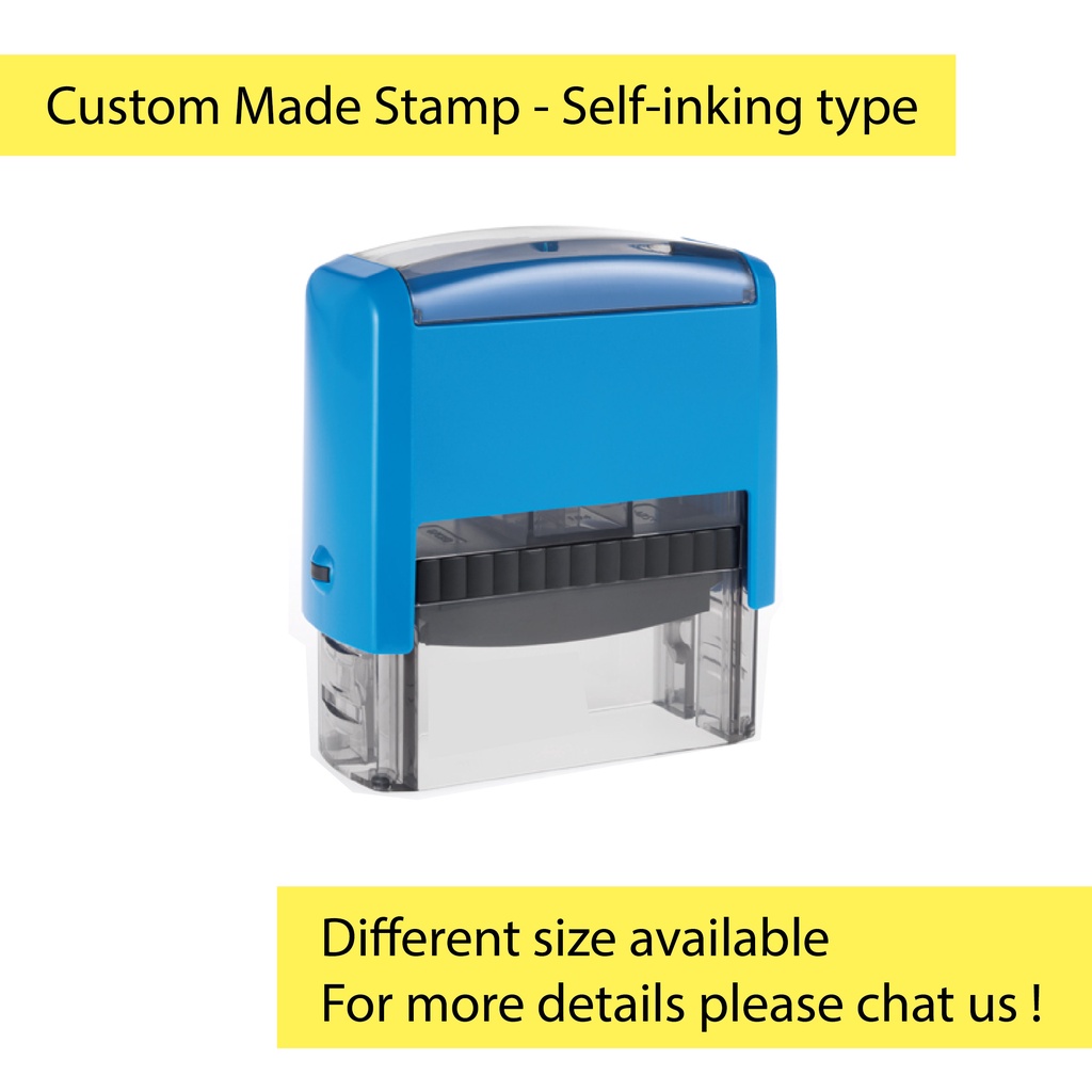 Custom Made Stamp Selfinking type Shopee Malaysia
