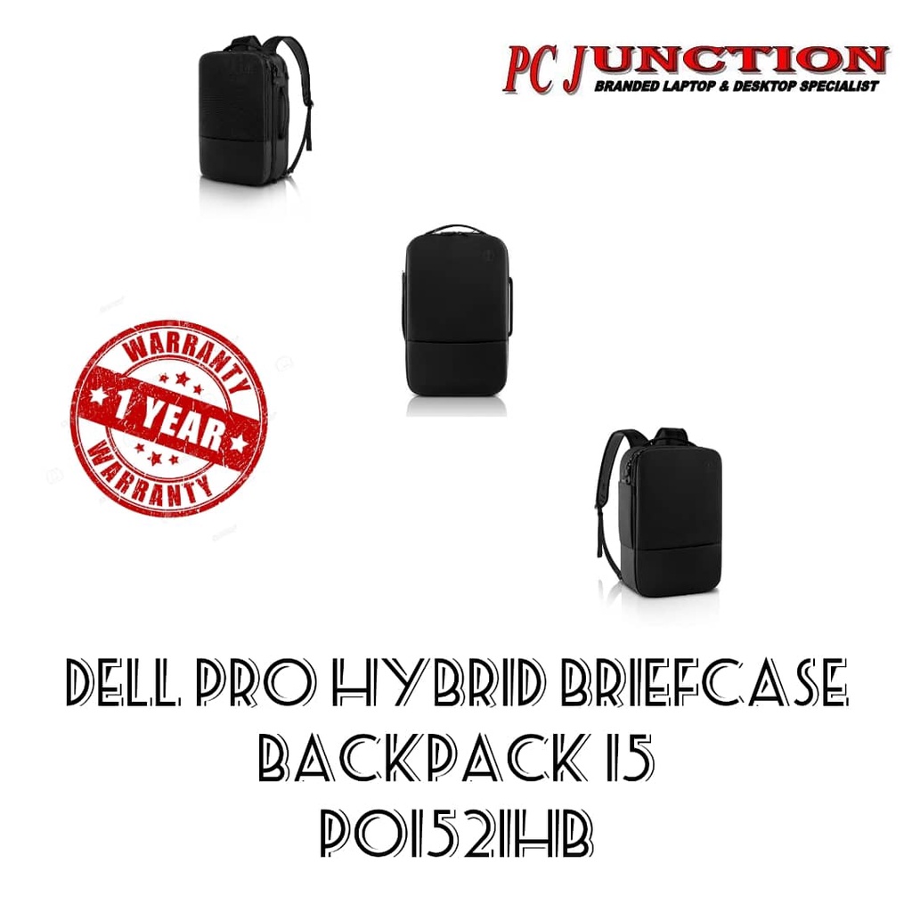 Dell Pro Hybrid Briefcase Backpack 15 Shopee Malaysia