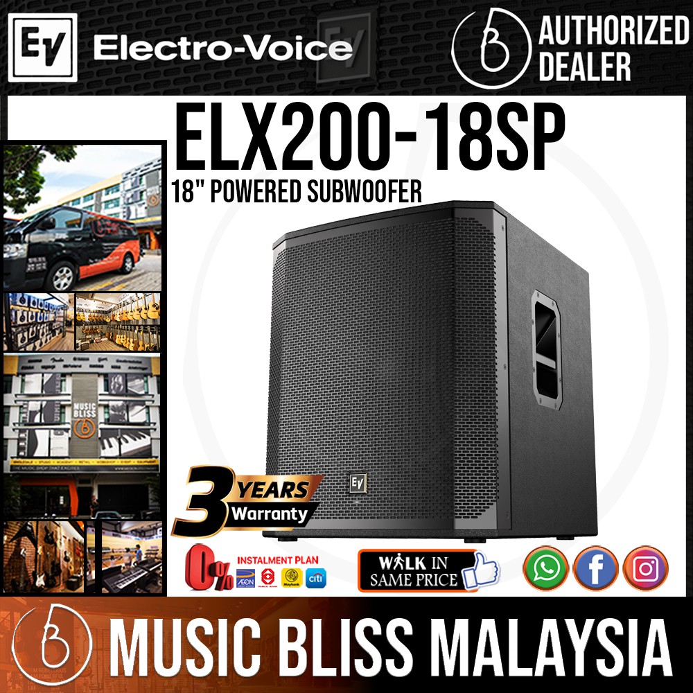 EV ElectroVoice ELX20018SP 1200W 18" Powered Subwoofer (Electro Voice