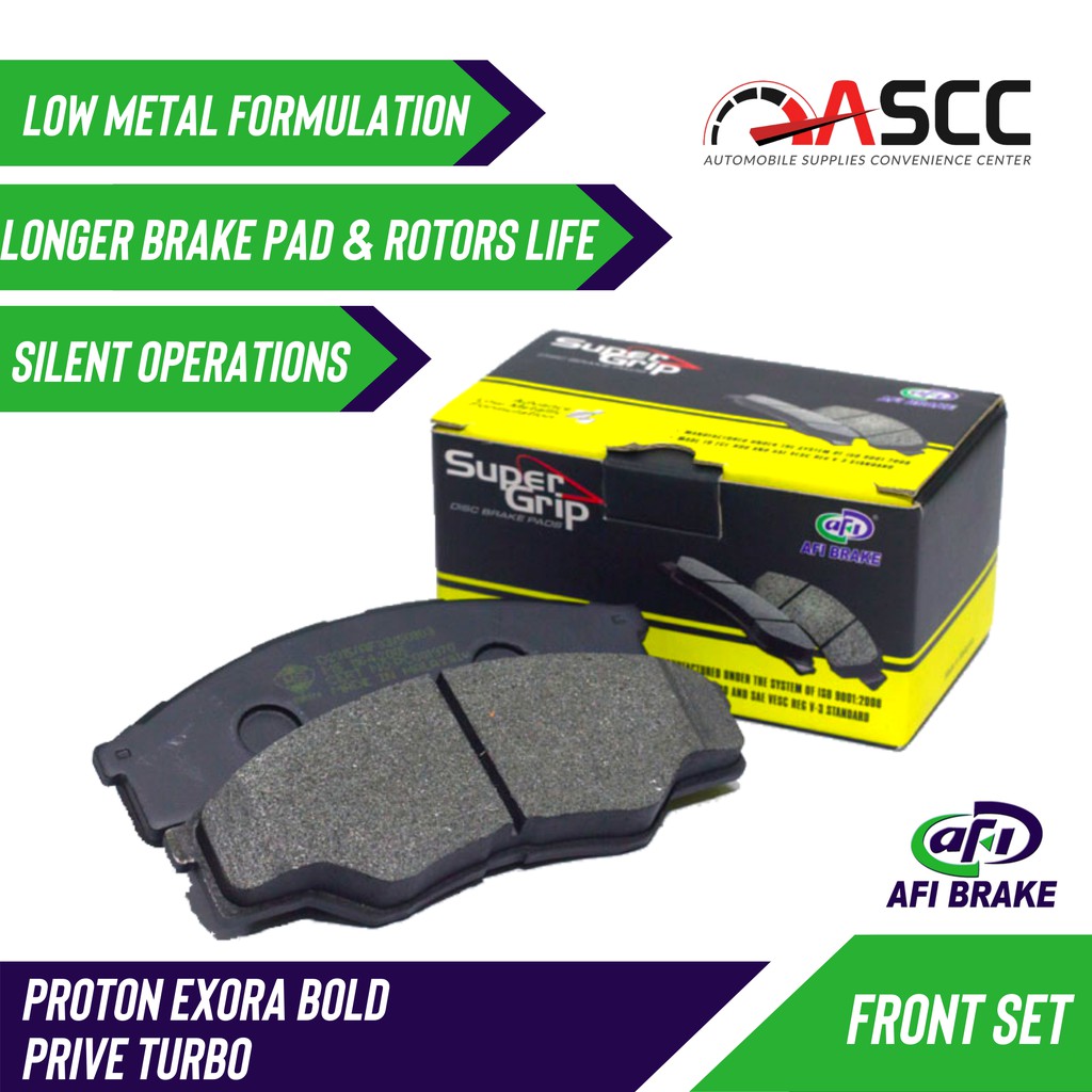 Proton Exora Bold, Preve Turbo AFI FRONT Super Grip Brake Pad