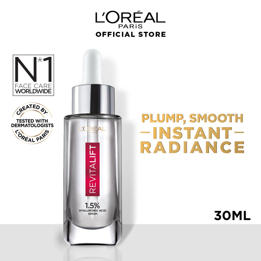 L'Oreal Paris Revitalift Hyaluronic Acid Plumping Serum (Plump, Smooth