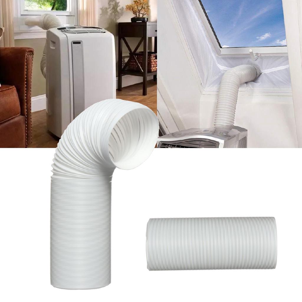 Portable 59" /118" Air Conditioner Window Pipe Interface Exhaust Hose
