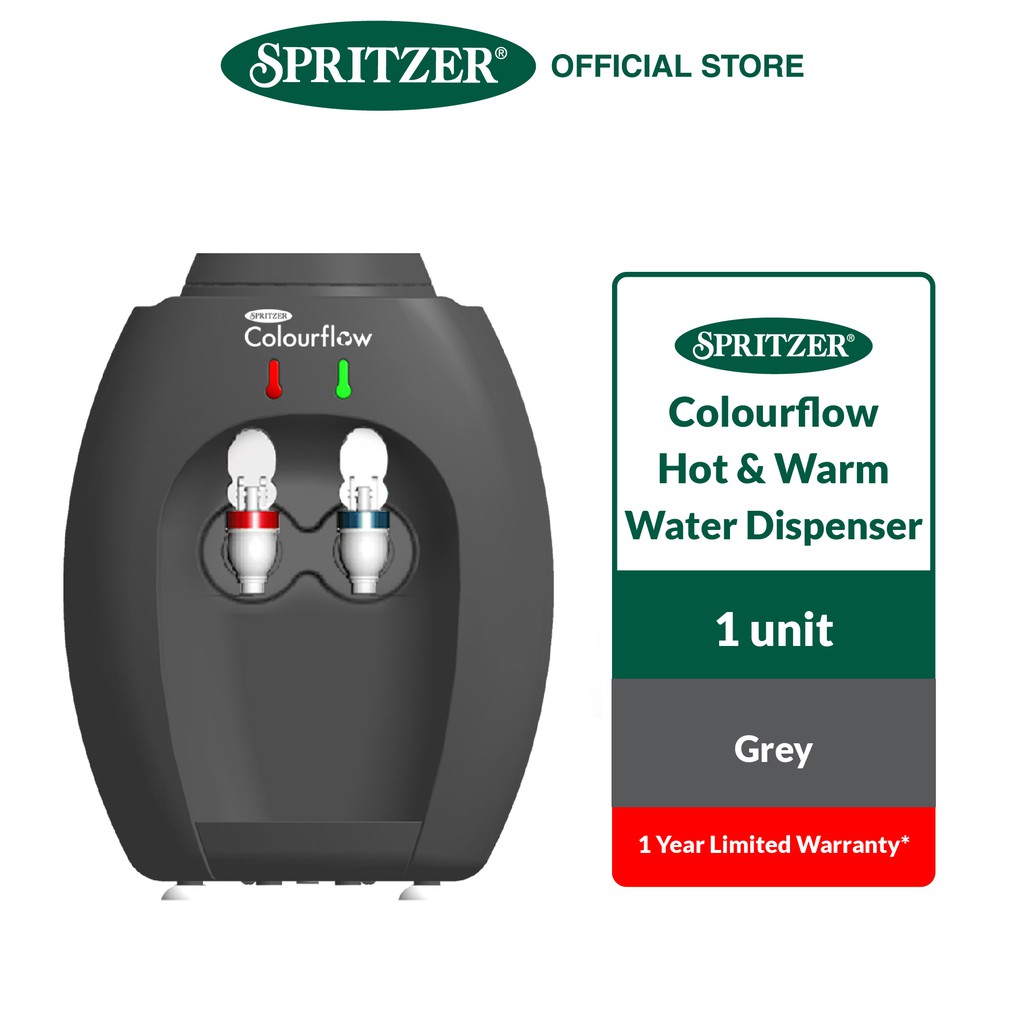 Spritzer Colourflow Hot & Warm Water Dispenser (Grey) Shopee Malaysia