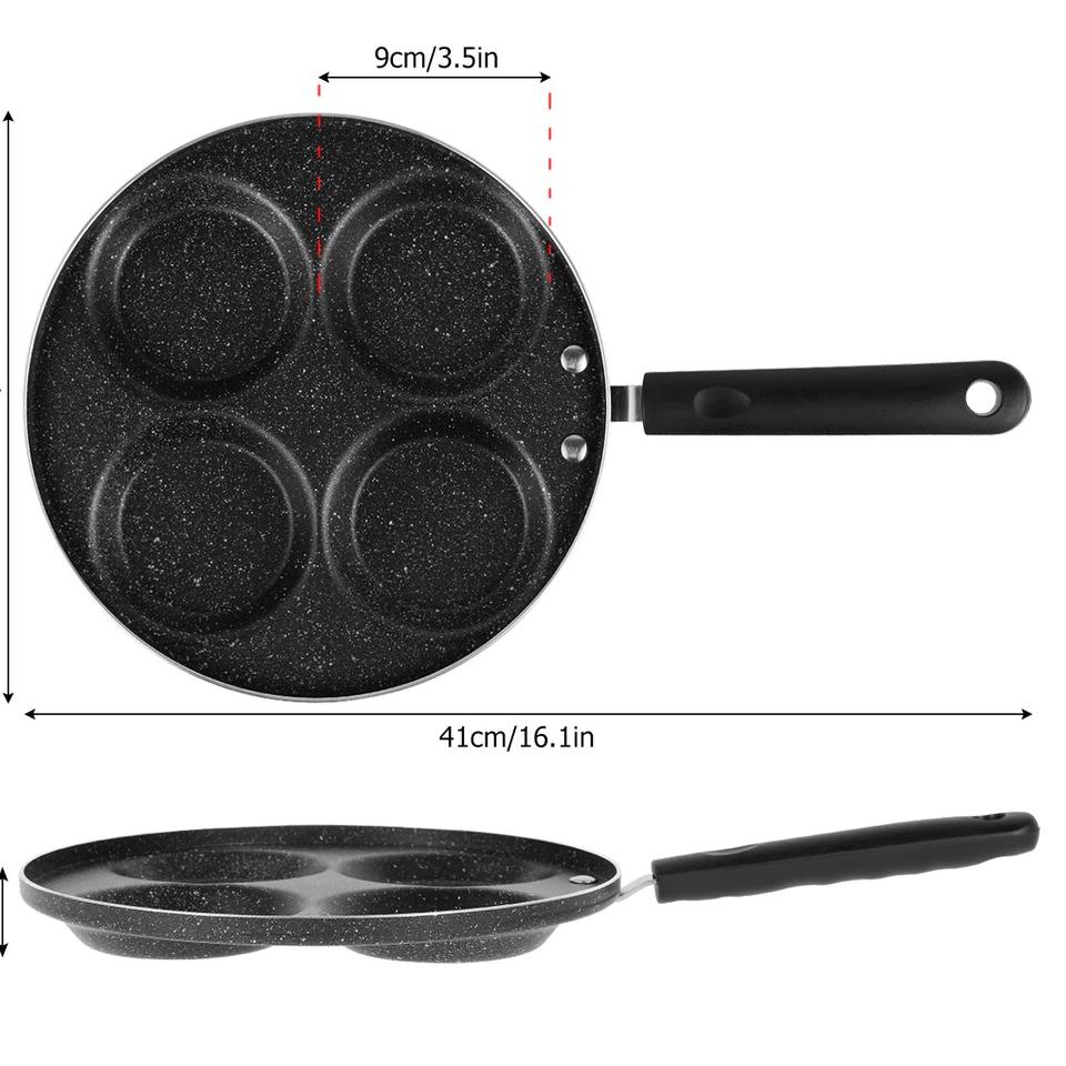MATA Teflon Egg Frying Pan 4 Holes Egg Frying Pan And Pancake Pan Ready ATS Shopee Malaysia