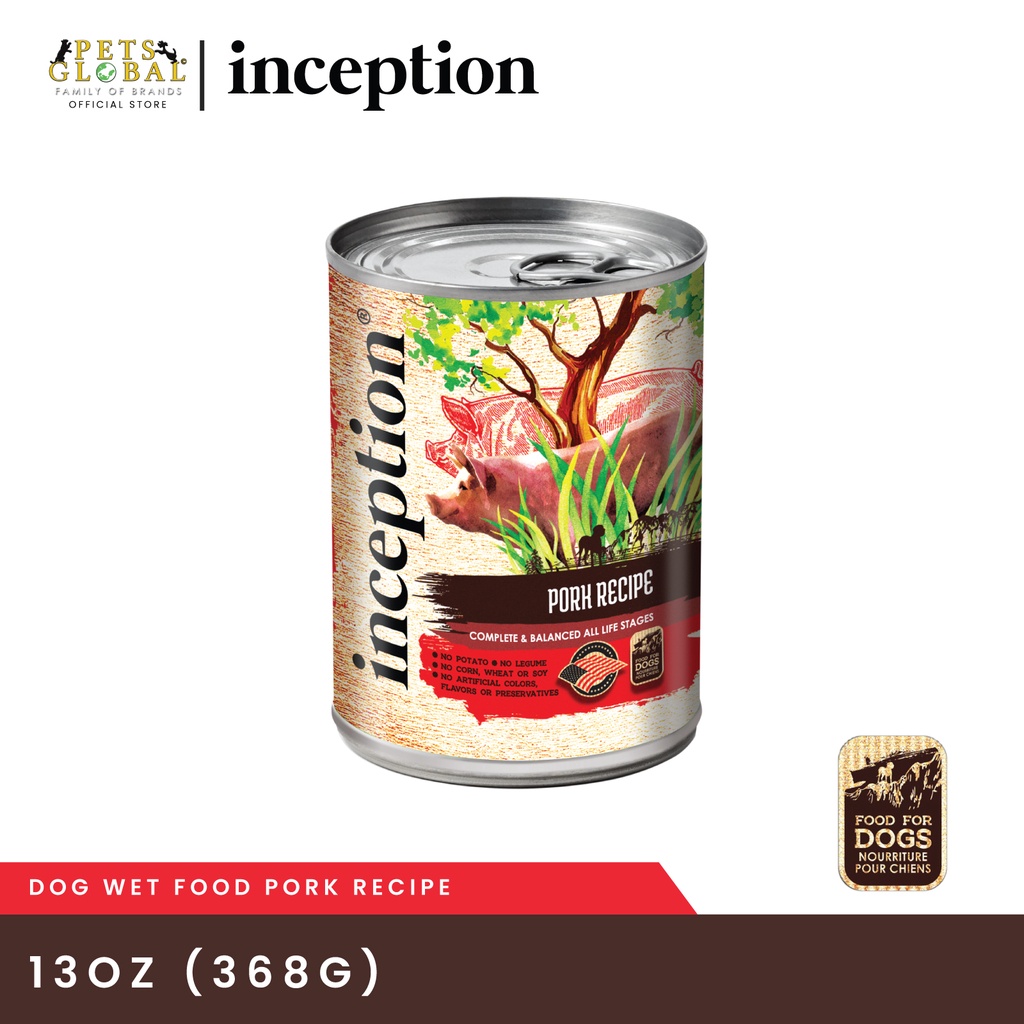 Inception Pork Recipe Dog Canned 368g Shopee Malaysia