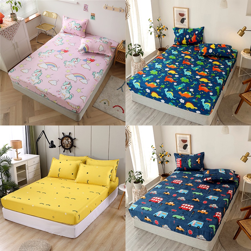 Heureux hot sell cardar fitted bedsheet single queen king size cotton