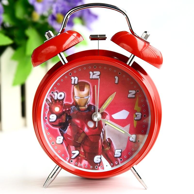 Alarm clock Iron Man Captain America Avengers Marvel Cartoon Children
