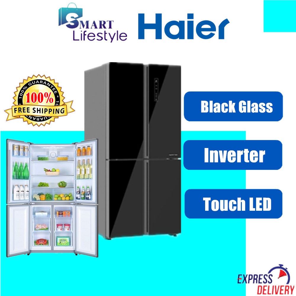 [FREE SHIPPING] Haier/Midea Inverter 4 Glass Door Refrigerator HRF