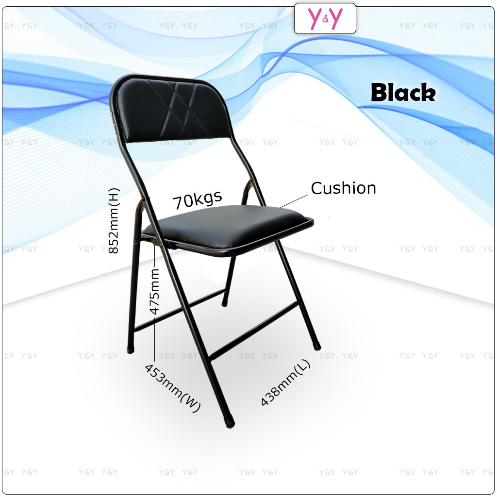 3V IF Foldable Chair / Folding Chair / Iron Chair / Steel Chair