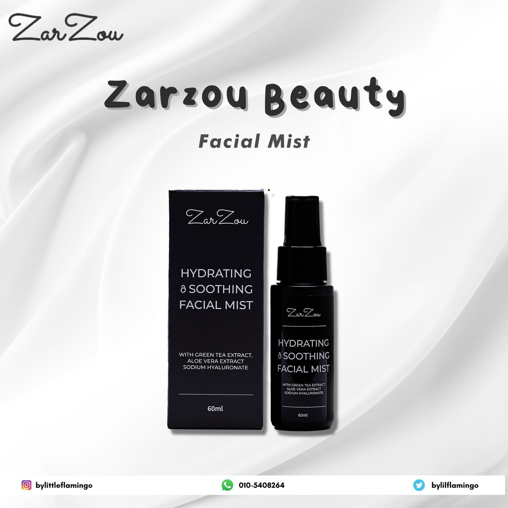 ZARZOU BEAUTY HYDRATING & SOOTHING FACIAL MIST (HSM) Shopee Malaysia