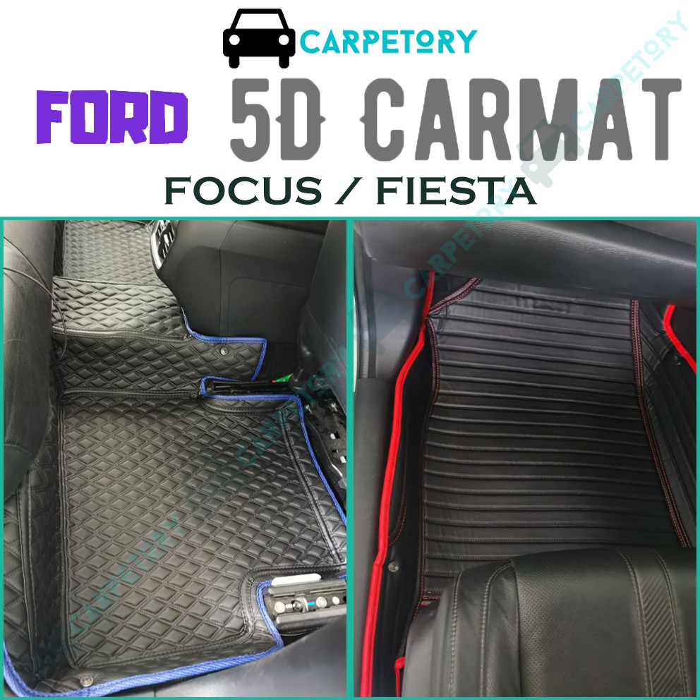 🚗 Ford Fiesta / Focus 5D Car Floor Rear Front Mat Liner Carpet Anti