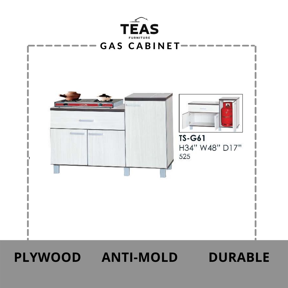 TEAS Plywood 120CM*40CM*85CM Kitchen Gas Gas
