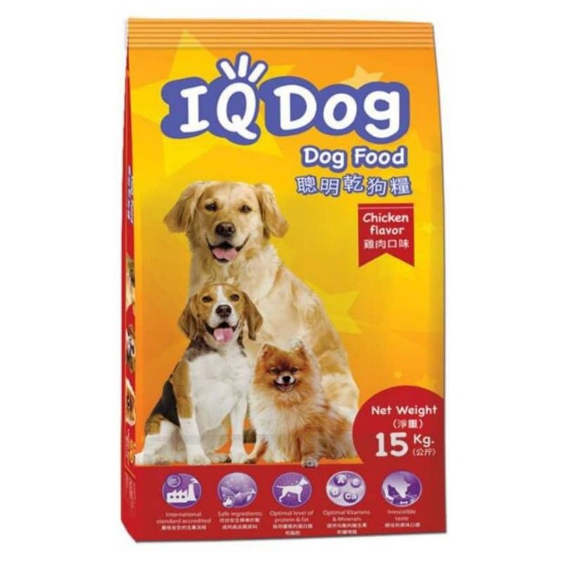 IQ DOG FOOD FLAVOUR CHICKEN 15KG Shopee Malaysia