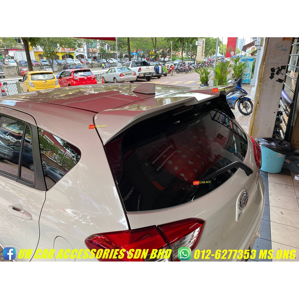 Perodua Myvi 2018 GT Sport Spoiler With Paint myvi spoiler (READY STOCK