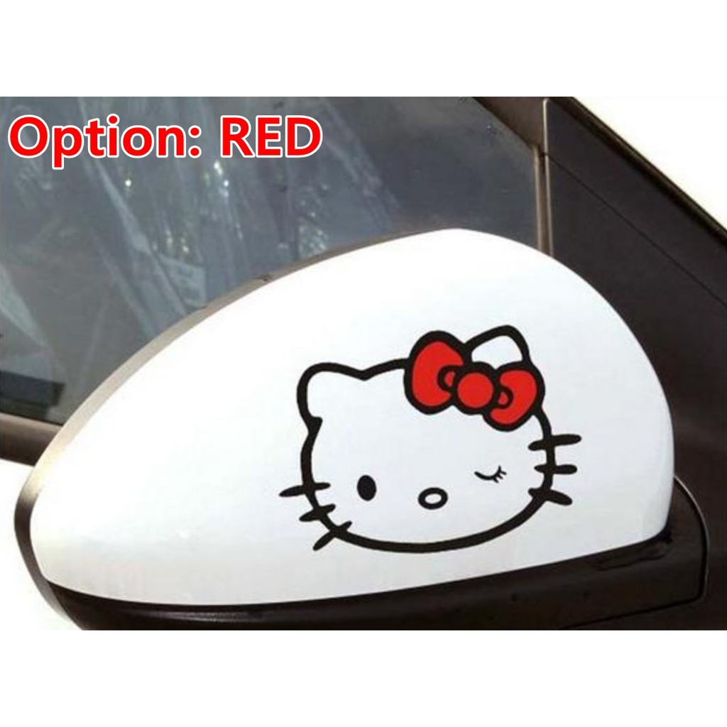 (NEW OPTION)Cute Hello Kitty Car Sticker Shopee Malaysia