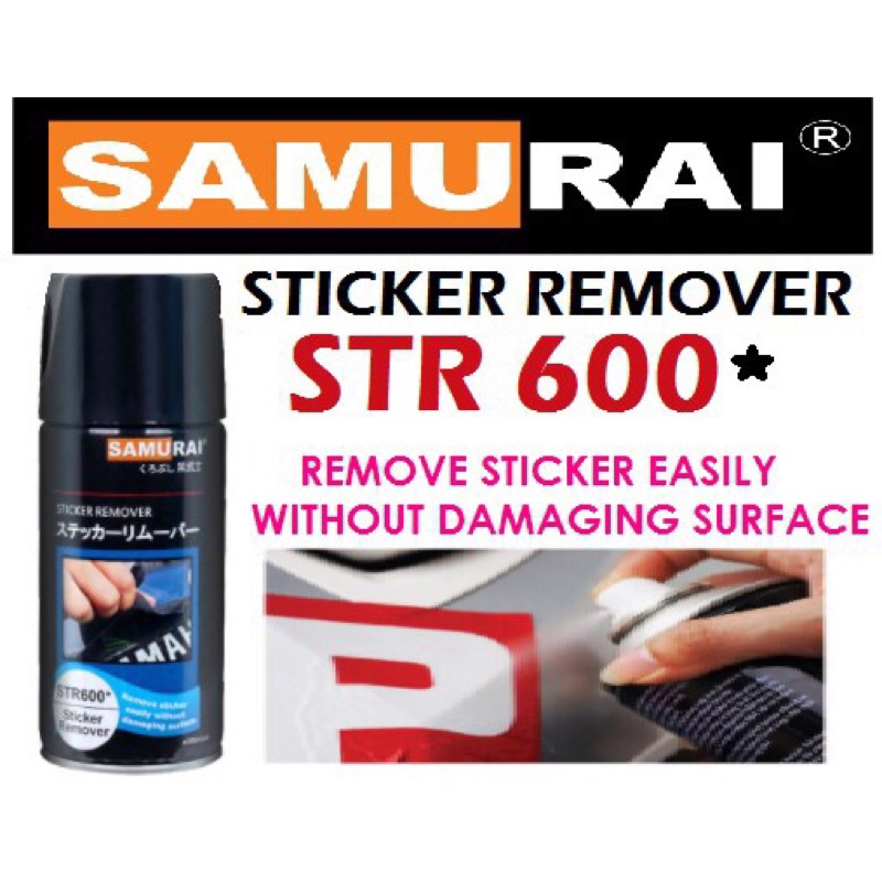 sticker remover str600 samurai 300ml Shopee Malaysia