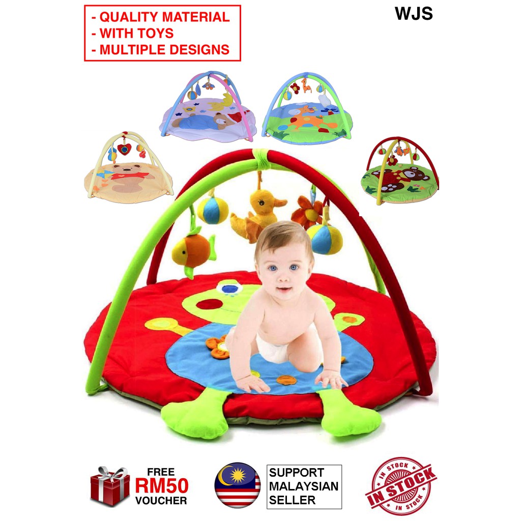 🇲🇾FREE RM50 VOUCHER🎁 MLQ Baby Playmat Play Mat Foldable Activity Gym