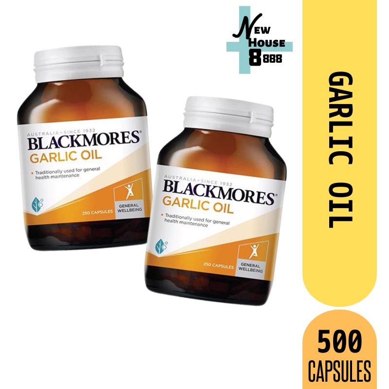 Blackmores Garlic Oil 250 capsules / 250 capsules x 2 bottle [exp12/