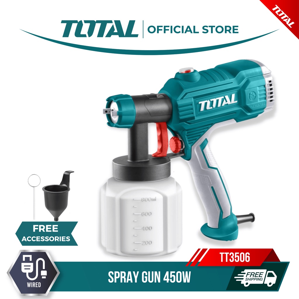 Total Spray Gun (450W) TT3506 Shopee Malaysia