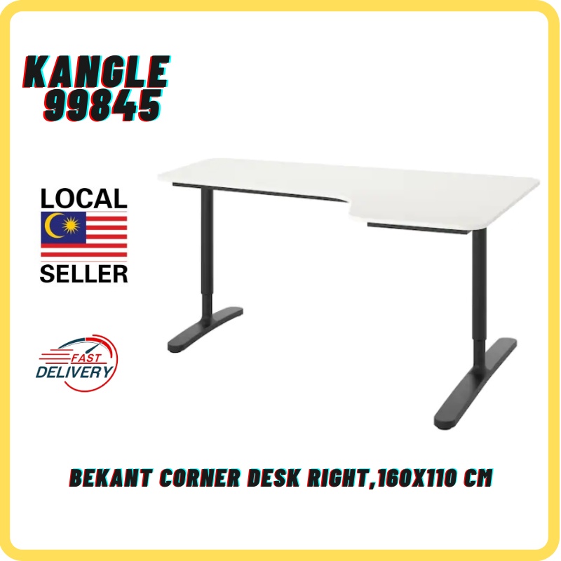 IKEA BEKANT Corner desk right,160x110 cm Shopee Malaysia