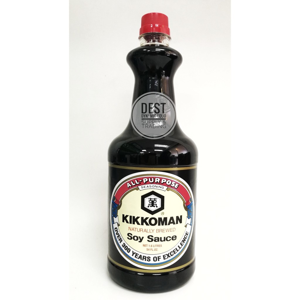 Kikkoman Naturally Brewed Soy Sauce 1.6L Japanese Shoyu Shopee Malaysia