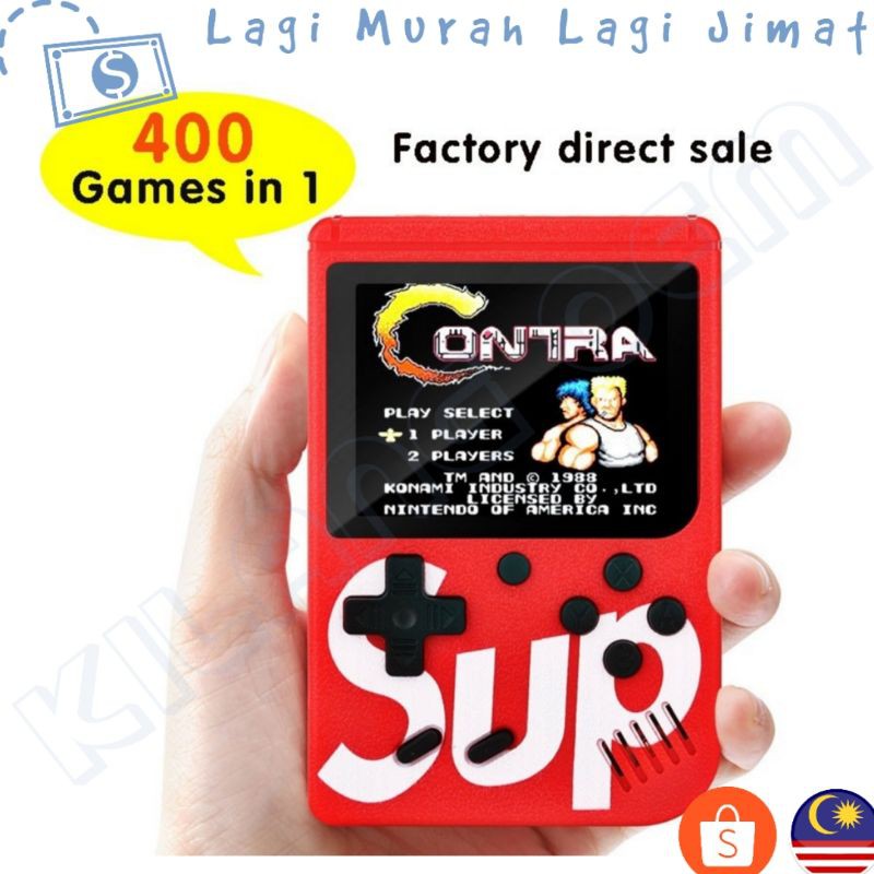 400 Games Old School Brand Retro Mini Gameboy Game Console Emulator