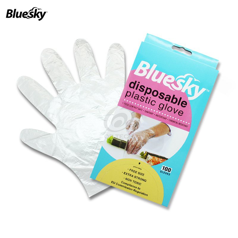 DISPOSABLE EXTRA STRONG & NON TOXIC PLASTIC GLOVE BOX 100 PCS Shopee