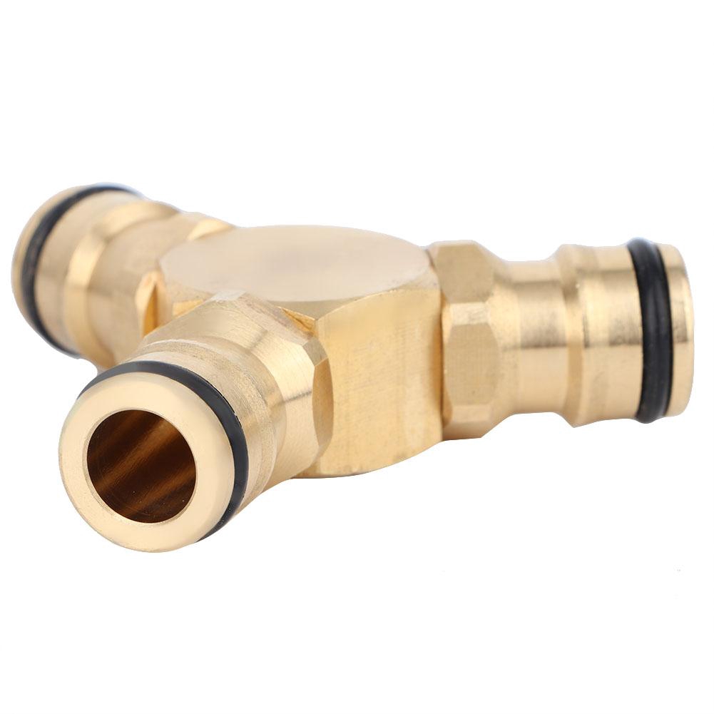 Brass Quick Hose Pipe Joint Connector Male to Male 1/2"Garden Pipe