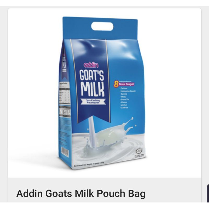 Addin Goat's Milk Pouch Bag (Ready Stock) Shopee Malaysia
