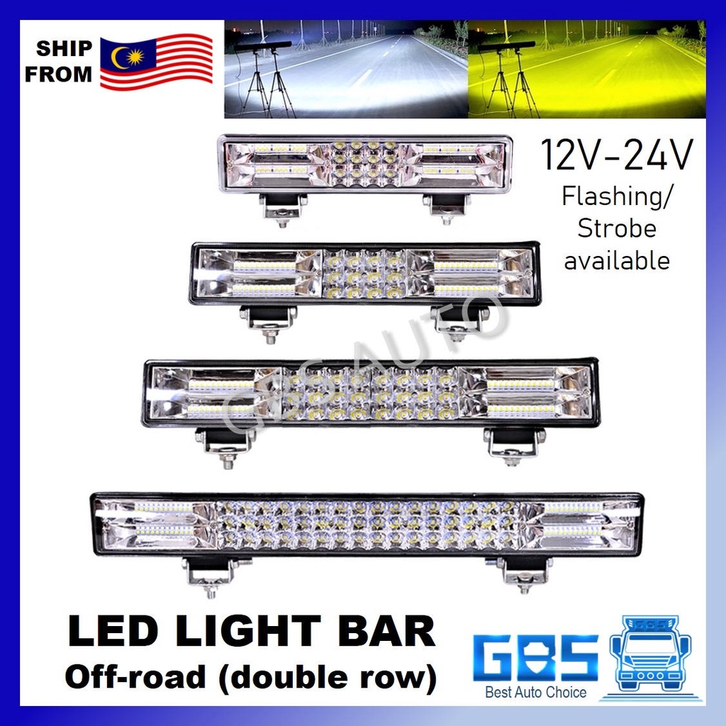 GBS Truck Led Light Bar Supers Bright Offroad 12V/24V/36V Lori Car
