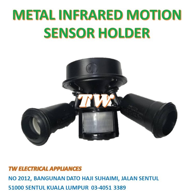 Infrared Motion Sensor Holder E27 Metal Lemax Brand ST66 Shopee Malaysia