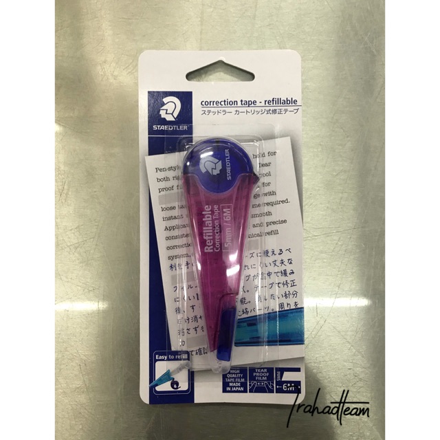 Stationery Correction Tape Refillable 6202 (Staedtler) Shopee