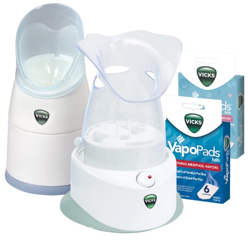 Vicks Personal Steam Inhaler Cough & Congestion Relief, with Optional