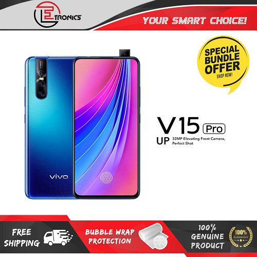 Vivo V15 Pro (1818) 8GB+128GB) Original Vivo Malaysia Set FREEBIES Available!!! Shopee Malaysia