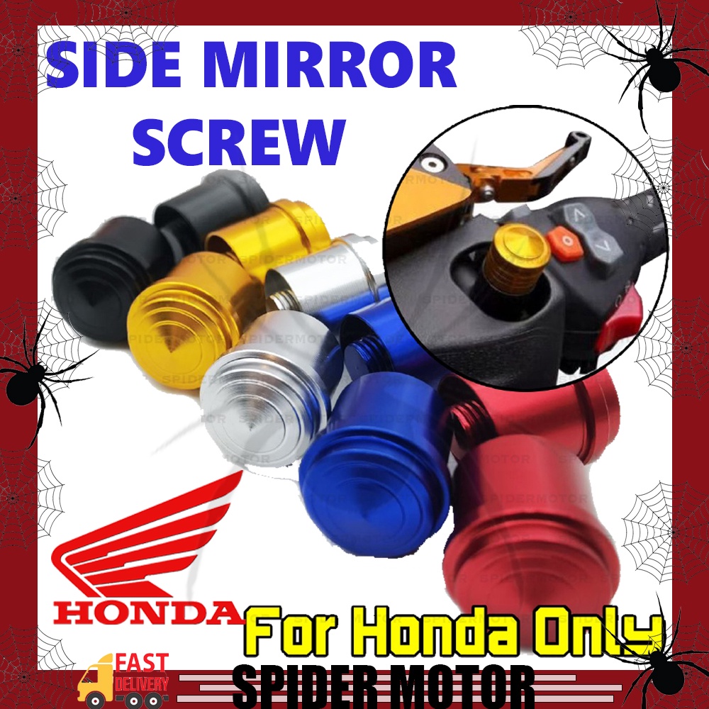 HONDA SIDE MIRROR SCREW SKRU ALOY EX5 RS 150 DASH FUTURE RS150 WAVE