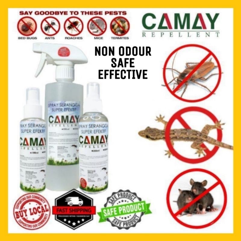 INSECT REPELLENT, COCKROACHES, ANTS, FLIES, LIZARDS, RATS, MOSQUITOES