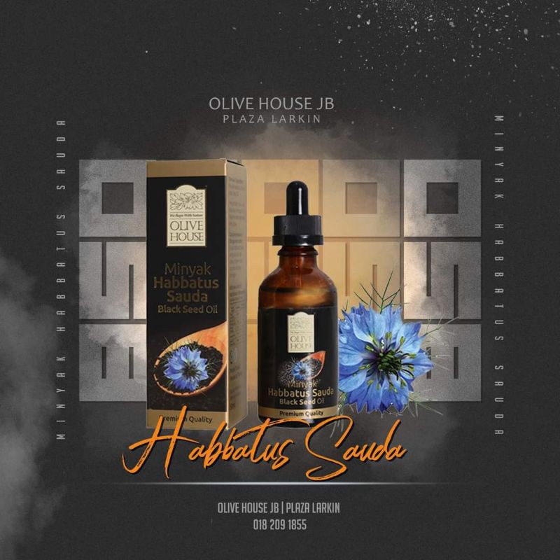 ðŸ”¥MINYAK HABBATUS SAUDA OLIVE HOUSE 50ML ðŸ”¥ Shopee Malaysia