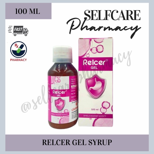 (100ML) RELCER GEL SYRUP UNTUK ANGIN/GASTRIK/PEDIH ULU HATI Shopee