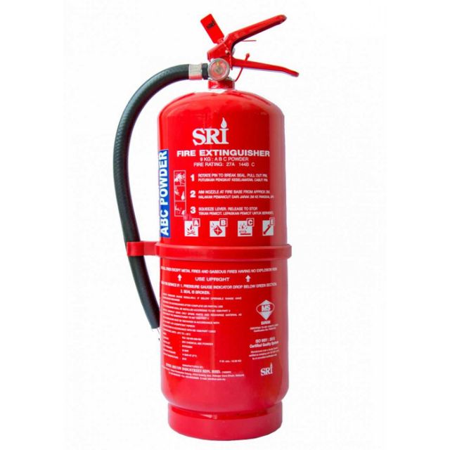 ( Ready Stock )SRI 9KG ABC DRY POWDER Fire Extinguisher Shopee Malaysia